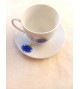Jogo Com 2 Xícaras De Porcelana e 2 pires  120ml - Cruzeiro 